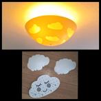 Set wolkjes kinderkamer - 2x wandlamp, plafondlamp, kapstok, Ophalen of Verzenden, Zo goed als nieuw