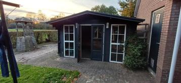 Tuinhuis deuren + raamkozijnen - snel afhalen! T.E.A.B. beschikbaar voor biedingen
