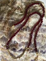 Granaat ketting, Sieraden, Tassen en Uiterlijk, Kettingen, Nieuw, Ophalen of Verzenden, Steen of Mineraal, Met edelsteen