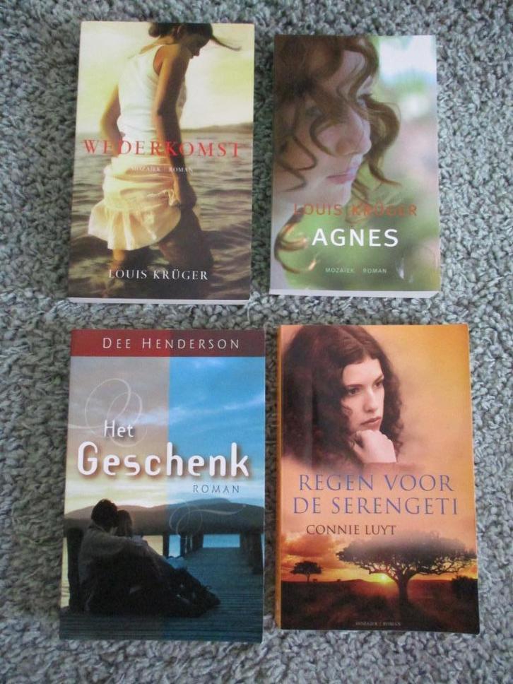 Dee Henderson, Agnes, Louis Kruger 4 x christelijke romans, Boeken, Romans, Gelezen, Nederland, Ophalen of Verzenden