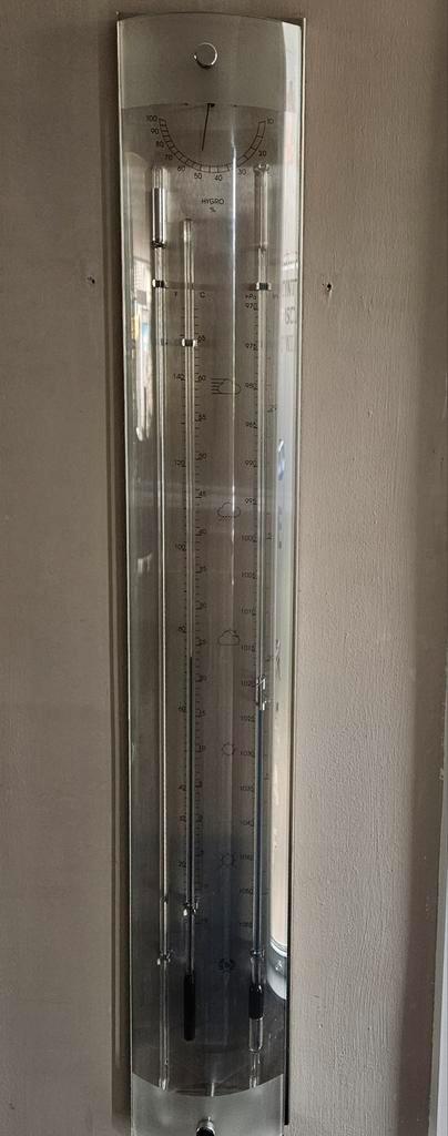 Dennis Dingens Contra-barometer kwik RVS, Audio, Tv en Foto, Weerstations en Barometers, Gebruikt, Ophalen