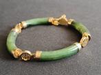 Vintage Jade Armband Chinees, Overige materialen, Ophalen of Verzenden, Groen, Met bedels of kralen