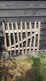 Houten Schapenhek - 17,5 Meter, Tuin en Terras, Ophalen, Met poort, Gebruikt, Tuinhek