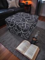 Hocker voor binnen of buiten, Vierkant, Nieuw, Stof, 50 tot 75 cm