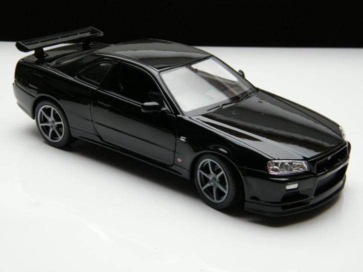 modelauto Nissan Skyline GT-R R34 – Welly 1:24, Hobby en Vrije tijd, Modelauto's | 1:24, Nieuw, Auto, Welly, Ophalen of Verzenden