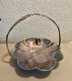 verzilverd mandje bonbonschaaltje schaaltje vintage antiek, Antiek en Kunst, Antiek | Goud en Zilver, Ophalen of Verzenden, Zilver
