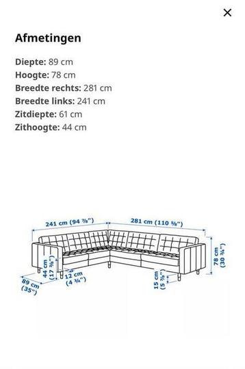 Landskrona hoekbank - afbeelding 2