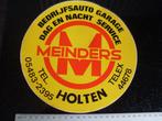 grote sticker meinders holten logo bedrijfsauto garage, Verzenden, Zo goed als nieuw, Bedrijf of Vereniging
