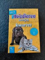 Huisdieren kwartet voor sinterklaas, Verzamelen, Speelkaarten, Jokers en Kwartetten, Ophalen of Verzenden, Zo goed als nieuw, Kwartet(ten)