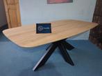 Eettafel tafel NIEUW Deens ovaal industrieel op maat te leve, Ophalen of Verzenden, Nieuw, Industrieel Deens ovaal