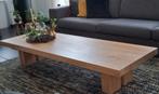 Massief eiken salontafel 200x70., Huis en Inrichting, Tafels | Salontafels, Ophalen, Gebruikt, 100 tot 150 cm, 50 tot 100 cm