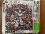 Diamond Painting Uilen 30x30 rond Nieuw, Hobby en Vrije tijd, Ophalen of Verzenden, Nieuw, Knutselwerk