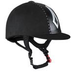 Zwarte Horka Falcon strass cap maat 54 en 56, Dieren en Toebehoren, Paardrijkleding, Dames, Dressuur, Nieuw, Ophalen of Verzenden