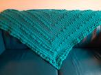Gehaakte omslagdoek., Ophalen of Verzenden, Nieuw, Blauw