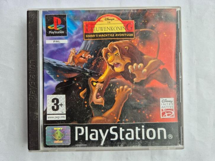 de LEEUWENKONING simba"s machtige avontuur, Spelcomputers en Games, Games | Sony PlayStation 1, Gebruikt, Racen en Vliegen, 1 speler