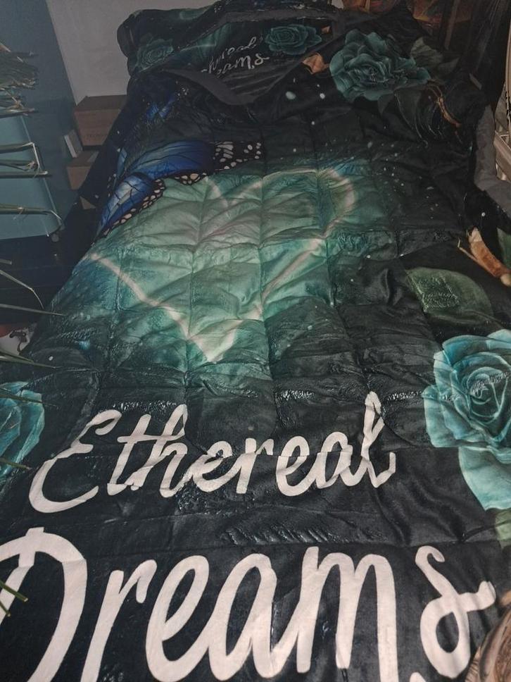 Nieuw teddy  vlinder dekbed 1 pers. 1.40 bij 2.00mtr, Huis en Inrichting, Slaapkamer | Beddengoed, Nieuw, Deken of Dekbed, Tweepersoons