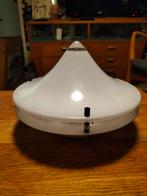Vintage Plafondlamp space age, Ophalen, Gebruikt, Onbekend, Glas