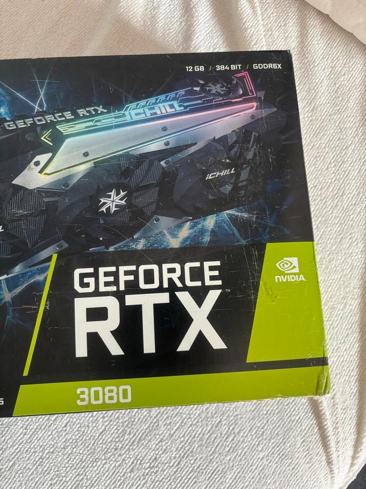 iChill GeForce RTX 3080  X4 12 gb, Computers en Software, Videokaarten, Gebruikt, Nvidia, PCI-Express 4.0, GDDR6, HDMI, Ophalen of Verzenden