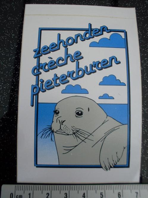 sticker zeehonden creche pieterburen logo zeehond, Verzamelen, Stickers, Zo goed als nieuw, Bedrijf of Vereniging, Verzenden
