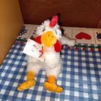 Anna Club Plush witte kip knuffel Ricky Rooster zittend 15cm, Ophalen of Verzenden, Nieuw
