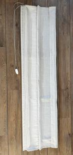 Mooie vouwgordijnen linnen gebroken wit / ecru, Huis en Inrichting, Stoffering | Gordijnen en Lamellen, Ophalen, Zo goed als nieuw