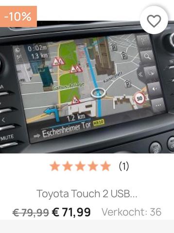 TOYOTA TOUCH 2 USB NAVIGATIE UPDATE 2024 V2 beschikbaar voor biedingen