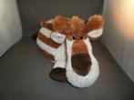 Anna club plush giraf knuffel dier bruin/wit gestreept 40 cm, Ophalen of Verzenden, Zo goed als nieuw, Overige typen