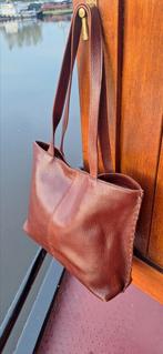 Lederen stadstas MAISON de Bonneterie, Ophalen of Verzenden, Bruin, Handtas