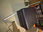 Donkerbruin poef, Ophalen, Nieuw, Leer, 50 tot 75 cm