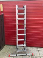 Altrex Aluminium Trap 6m - 3 Delen, Doe-het-zelf en Verbouw, Ladders en Trappen, Ophalen, Gebruikt, Ladder, Opvouwbaar of Inschuifbaar