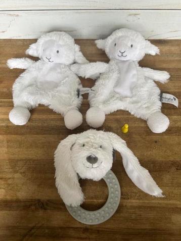 Prenatal little dreamers set, 2 knuffeldoekjes & rammelaar beschikbaar voor biedingen