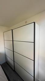 Schuifdeuren PAX met zwart metalen frame, Ophalen of Verzenden, Zo goed als nieuw, 200 cm of meer