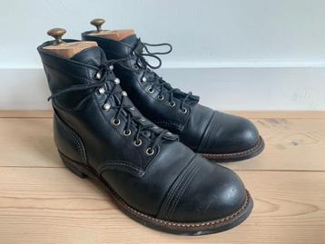Red Wing Iron Ranger 43,5 Black Harness + Laarsspanners beschikbaar voor biedingen