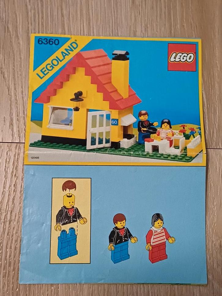 Lego 6360 Weekend Cottage Instructieboekje, Kinderen en Baby's, Speelgoed | Duplo en Lego, Gebruikt, Lego, Losse stenen, Ophalen of Verzenden