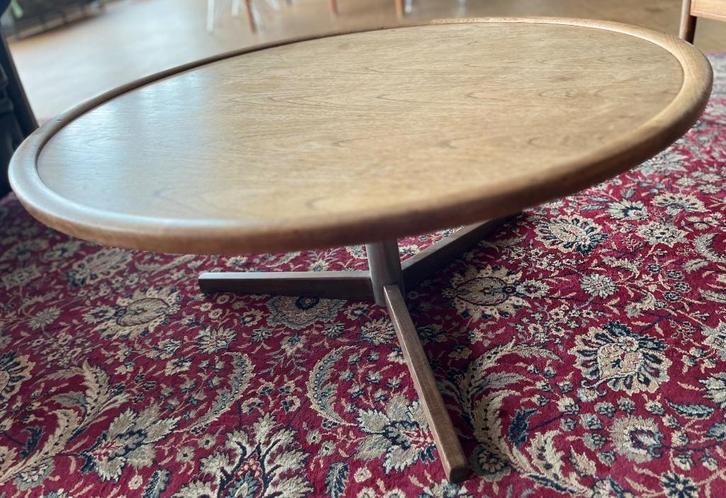 Martin Visser Ronde Salontafel voor 'T SPECTRUM, Nederland, Huis en Inrichting, Tafels | Salontafels, Gebruikt, Minder dan 50 cm