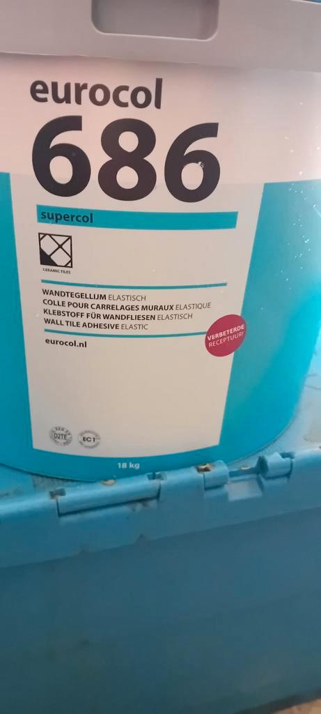 Eurocol Supercol tegellijm 686, Doe-het-zelf en Verbouw, Tegels, Nieuw, Wandtegels, Overige materialen, 40 tot 60 cm, Minder dan 20 cm