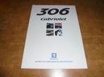 brochure Peugeot 306 Cabriolet modellen 2000, Boeken, Verzenden, Nieuw, Overige merken