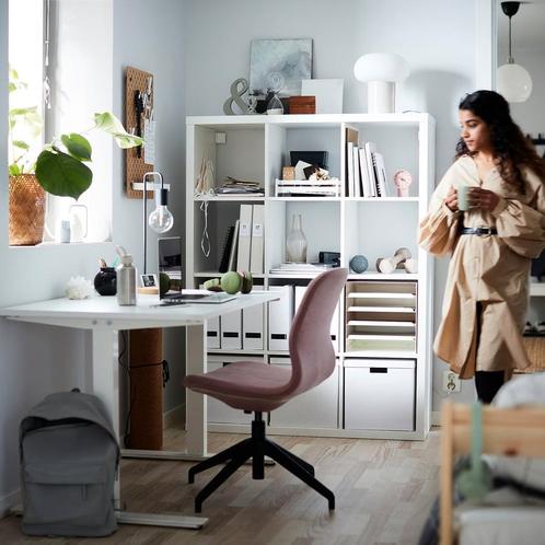 Ikea Witte open vakken wand kast met 12 vakken kallax flysta, Huis en Inrichting, Kasten | Boekenkasten, Zo goed als nieuw, 100 tot 150 cm
