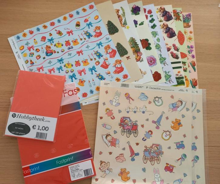 Creatief knutselpakket - van alles wat!, Hobby en Vrije tijd, Scrapbooking, Nieuw, Overige typen, Overige merken, Ophalen of Verzenden