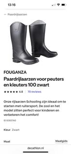 Paardrij laarzen maat 27 zgan, Dieren en Toebehoren, Paardrijkleding, Ophalen of Verzenden, Zo goed als nieuw, Dressuur, Schoeisel
