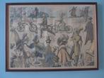 Vintage Poster Draisines Race Lemet H' sum zeldzaam, Antiek en Kunst, Ophalen