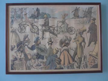 Vintage Poster Draisines Race Lemet H' sum zeldzaam beschikbaar voor biedingen