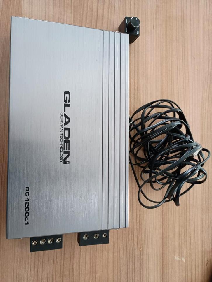 Gladen rc 1200 c1. Mono versterker, Auto diversen, Autospeakers, Zo goed als nieuw, Ophalen
