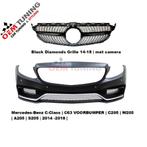 C63 VOORBUMPER | C205 W205 A205 S205 | 2014-2018| Diamond bl, Ophalen of Verzenden