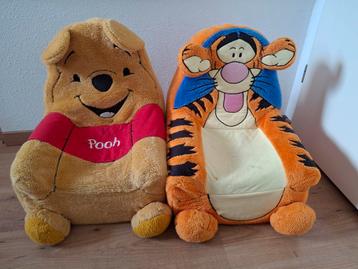 Vintage Winnie de Poeh en tijgertje kinderstoelen beschikbaar voor biedingen