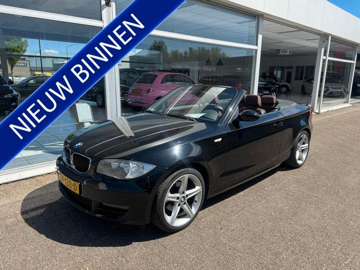 BMW 1 Serie Cabrio 118i | Cruise control | Elektrische ramen, Auto's, BMW, Bedrijf, Te koop, 1-Serie, ABS, Airbags, Alarm, Boordcomputer