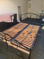 Meisjesbed 140x200 met lattenbodem - Gratis ophalen!, Huis en Inrichting, Slaapkamer | Bedden, Ophalen, Gebruikt, Zwart, 140 cm