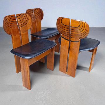 set 2+1 africa chair afra tobia scarpa maxalto b&b Italia beschikbaar voor biedingen