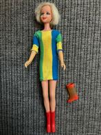 Vintage Barbie Twiggy Mattel 1967-68 met Laarzen en Trui, Verzamelen, Poppen, Ophalen of Verzenden, Gebruikt, Fashion Doll