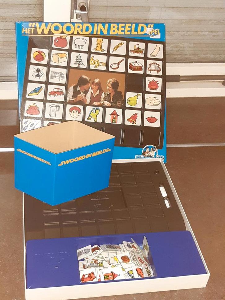 Het woord in beeld spel 1981 Flamenco nieuwstaat, Hobby en Vrije tijd, Gezelschapsspellen | Bordspellen, Zo goed als nieuw, Ophalen of Verzenden